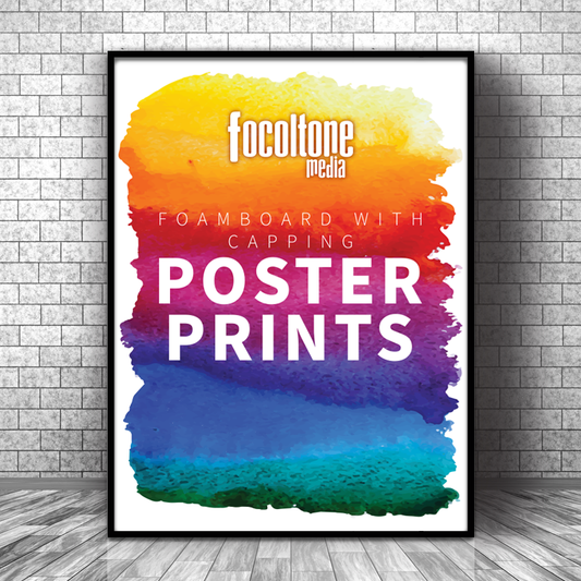 Large Format Foam Board Poster with PVC Frame